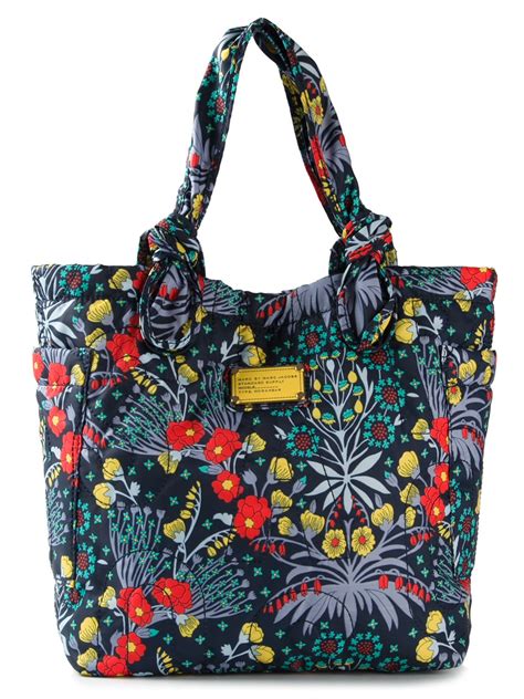 floral marc jacobs shoulder bag|marc jacobs floral tote.